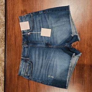 Super High Rise Cutoff Short, Size 16, 4 Inch Inseam